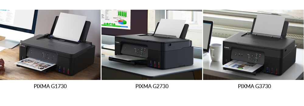 New Canon G Series Printers with Low Cost Ink Bottles Provide